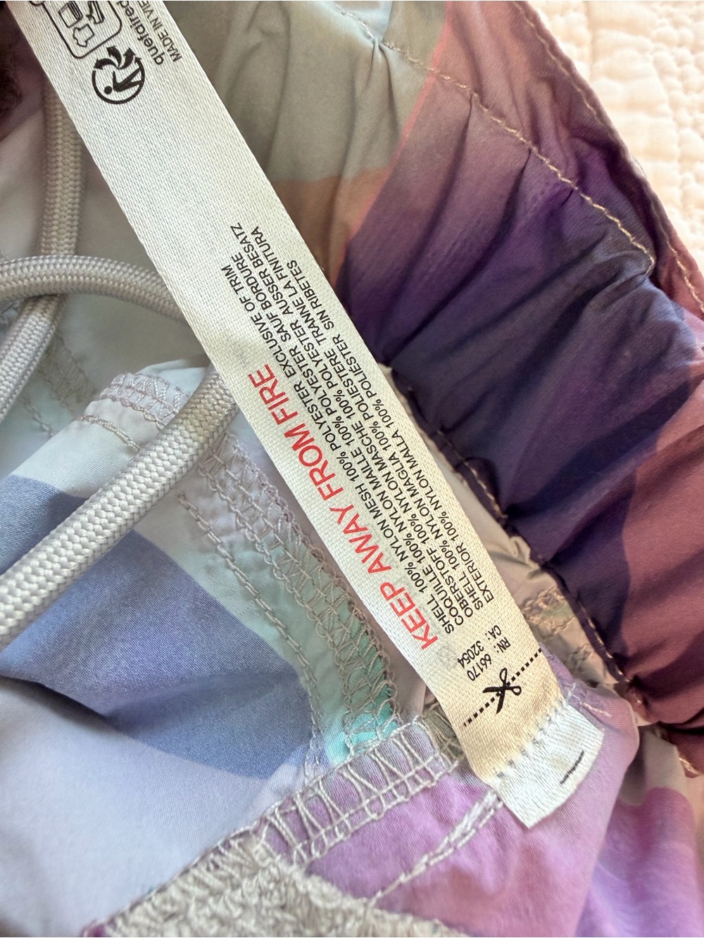 Free People FP Movement In The Wild Printed Hiking Barrel Pants UPF $138 Small - Picture 7 of 8